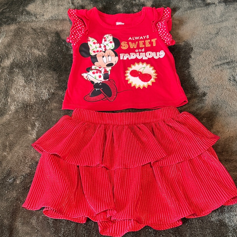 Disney Red Minnie Mouse Sweet and Fabulous Set